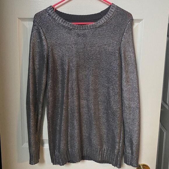 Gently Used Metallic Rock & Republic Sweater - Picture 1 of 4